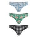 The Vacation Vices | MicroModal Thong 3 Pack - Shinesty