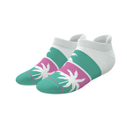 The Venice Beach | Palm Trees Heel Hammock™ Ankle Socks - Shinesty