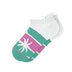 The Venice Beach | Palm Trees Heel Hammock™ Ankle Socks - Shinesty