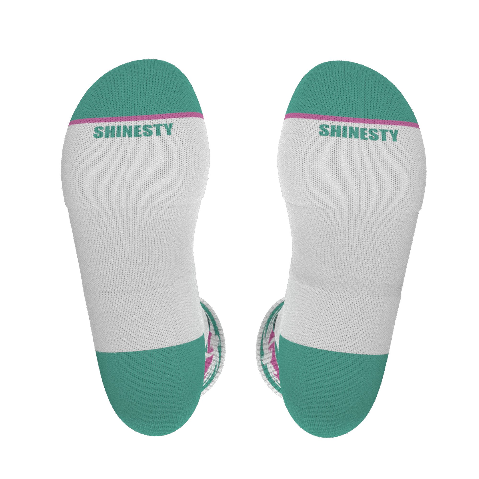 The Venice Beach | Palm Trees Heel Hammock™ Crew Socks - Shinesty