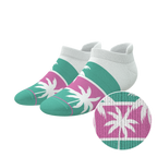 The Venice Beach | Palm Trees Heel Hammock™ Ankle Socks - Shinesty