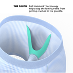 The Venus | Light Blue Stripe Ball Hammock® Pouch Underwear - Shinesty