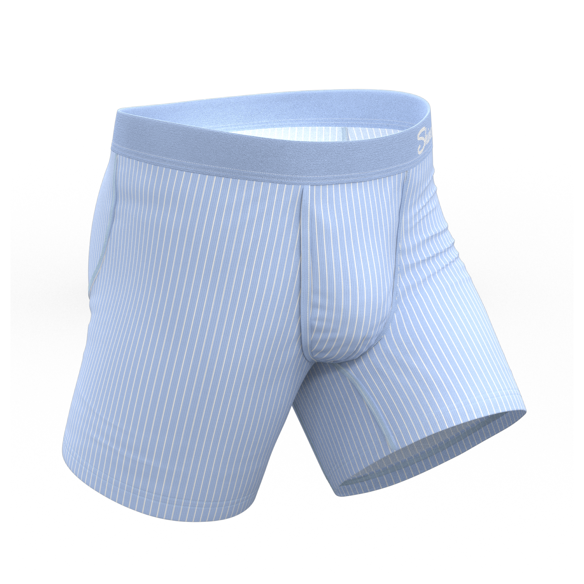 The Venus | Light Blue Stripe Ball Hammock® Pouch Underwear - Shinesty