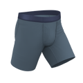 The Wake In The Lake | Tonal Teal Ball Hammock® Boxer - Long Leg - Shinesty