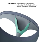 The Wake In The Lake | Tonal Teal Ball Hammock® Pouch Underwear Briefs - Shinesty