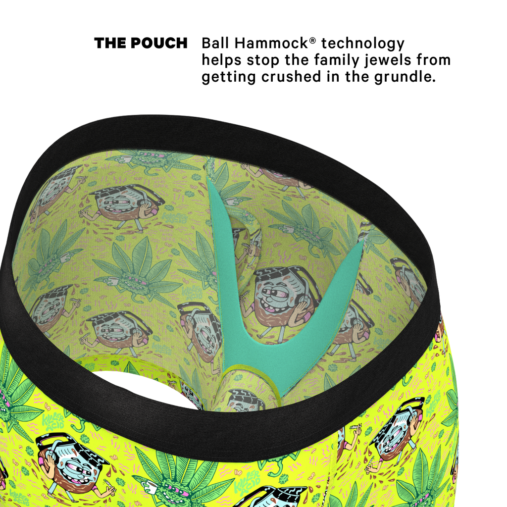 The Wake & Bake | Shinesty x Killer Acid Ball Hammock® Pouch Underwear With Fly - Shinesty