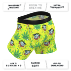 The Wake & Bake | Shinesty x Killer Acid Ball Hammock® Pouch Underwear With Fly - Shinesty