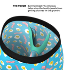 The Wakey Wakey | Eggs and Bacon Ball Hammock® Boxer - Long Leg - Shinesty
