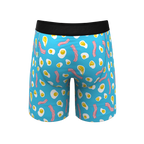 The Wakey Wakey | Eggs and Bacon Ball Hammock® Boxer - Long Leg - Shinesty