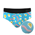 The Wakey Wakey | Eggs and Bacon Ball Hammock® Pouch Underwear Briefs - Shinesty
