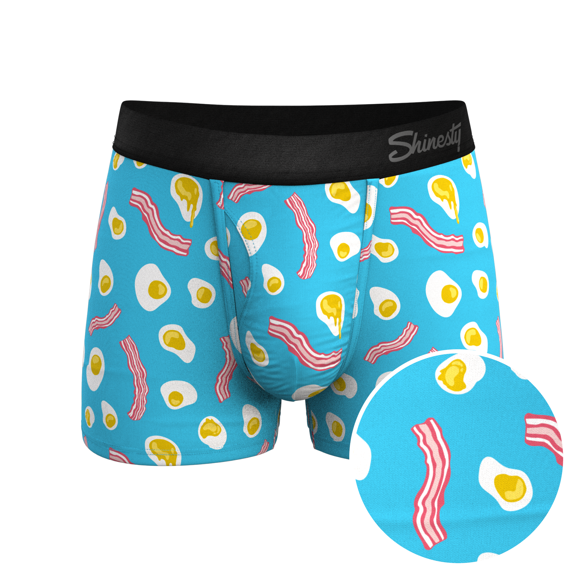 The Wakey Wakey | Eggs and Bacon Ball Hammock® Pouch Trunks Underwear - Shinesty
