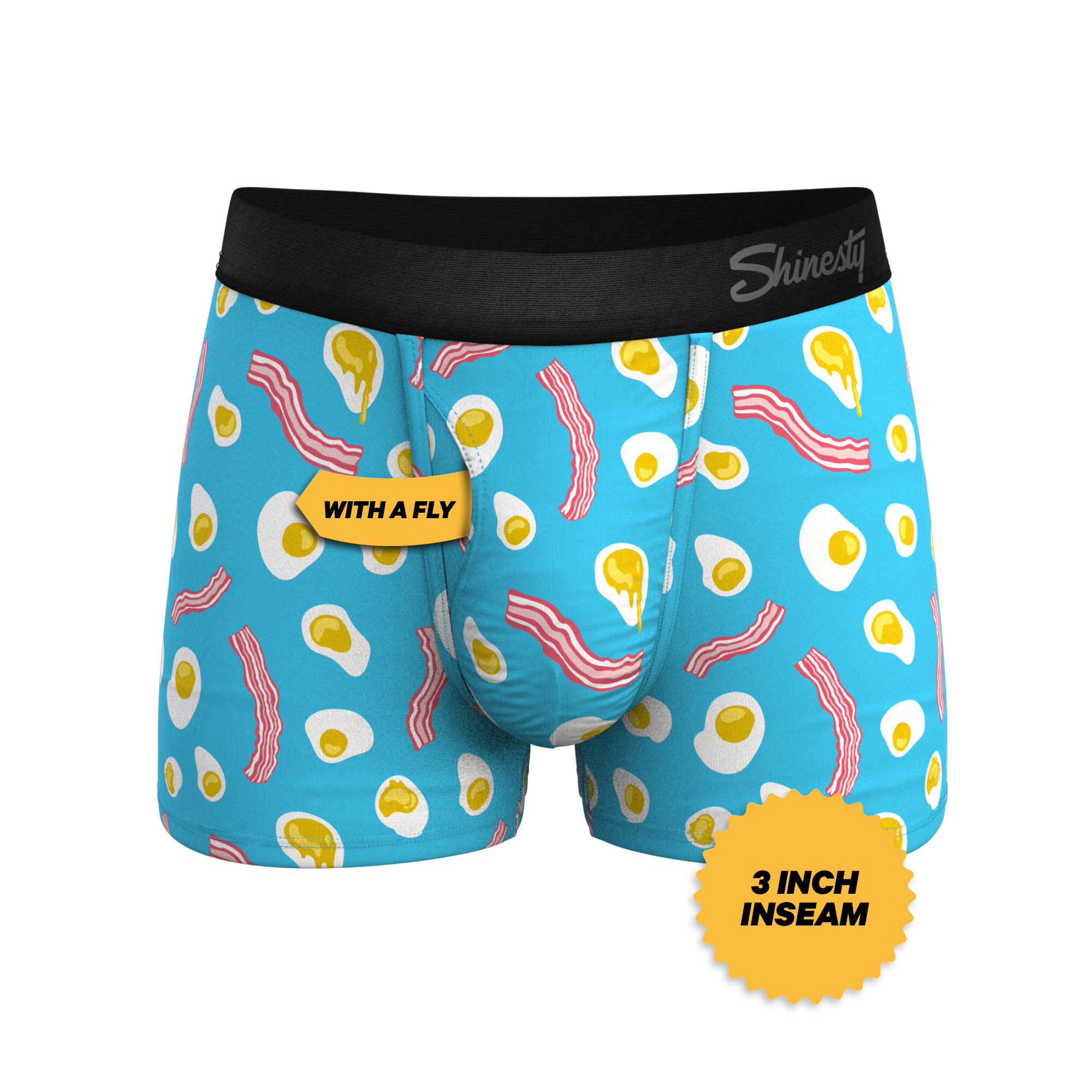 The Wakey Wakey | Eggs and Bacon Ball Hammock® Pouch Trunks Underwear - Shinesty