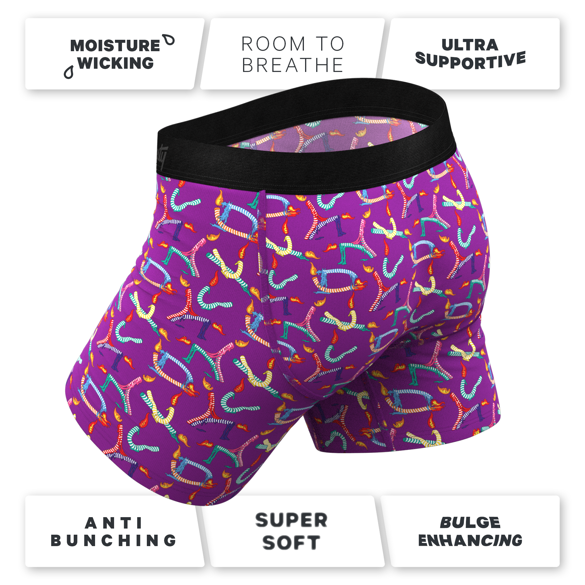 The Wax Play | Birthday Candles Ball Hammock® Pouch Underwear With Fly - Shinesty