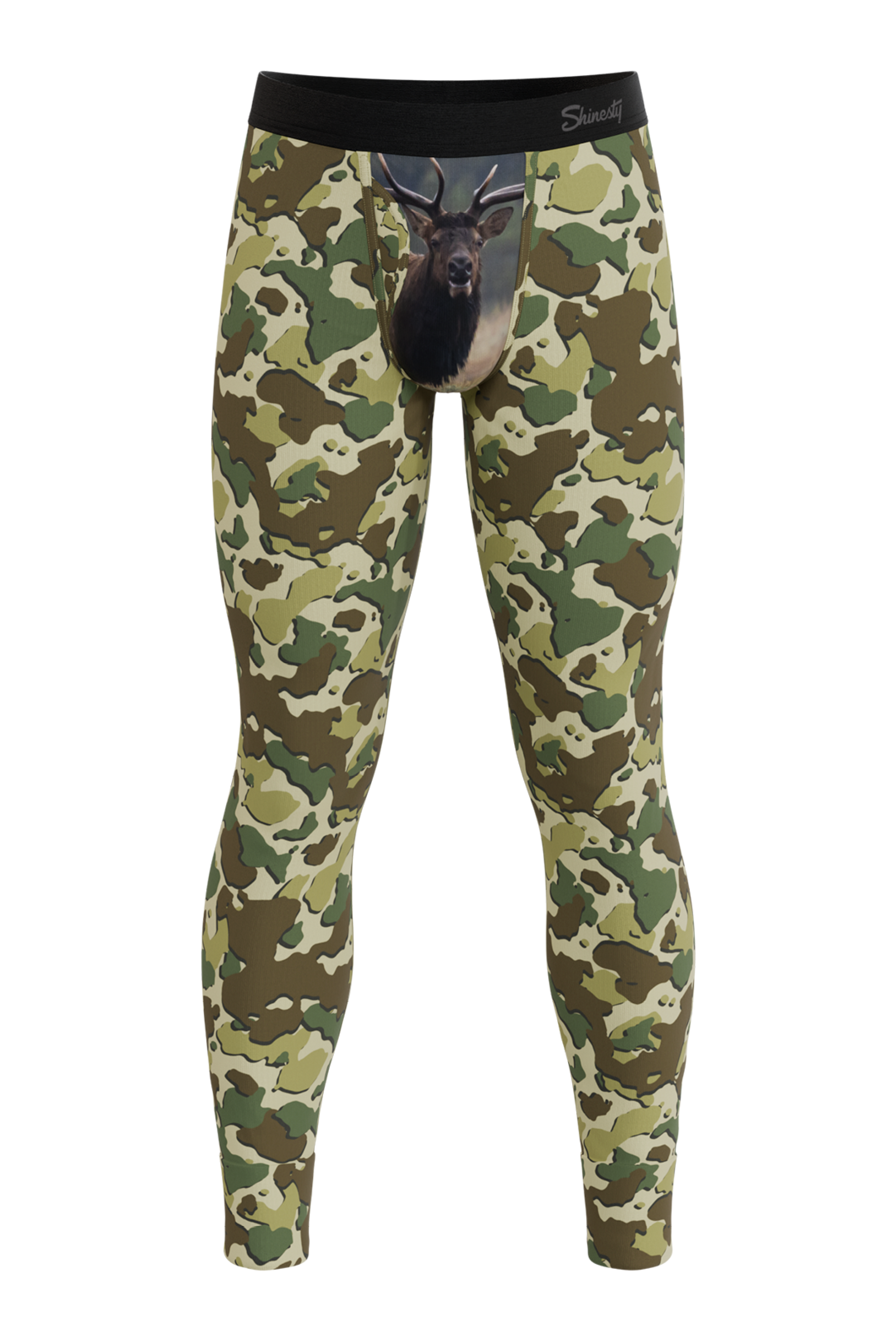 The Welcome Elk | Hunting Camoflauge Ball Hammock® Long Johns - Shinesty