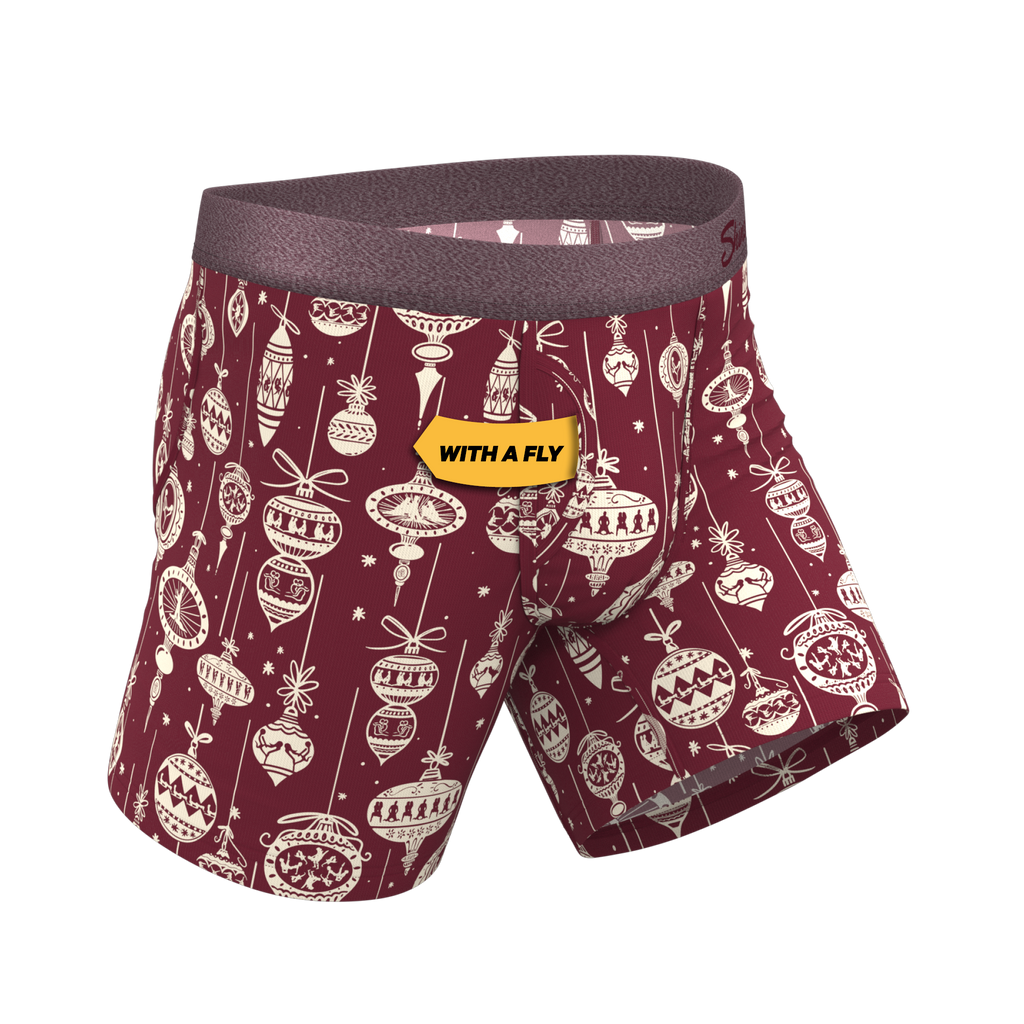 The Well Hung | Naughty Ornament Ball Hammock® Pouch Underwear With Fly - Shinesty