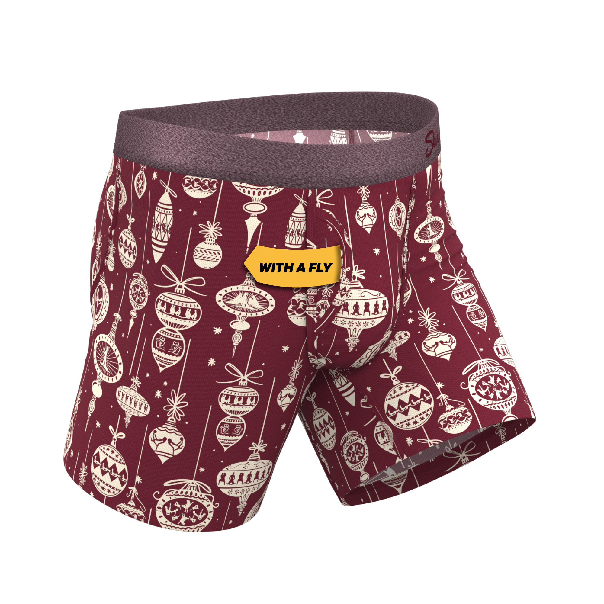The Well Hung | Naughty Ornament Ball Hammock® Pouch Underwear With Fly - Shinesty
