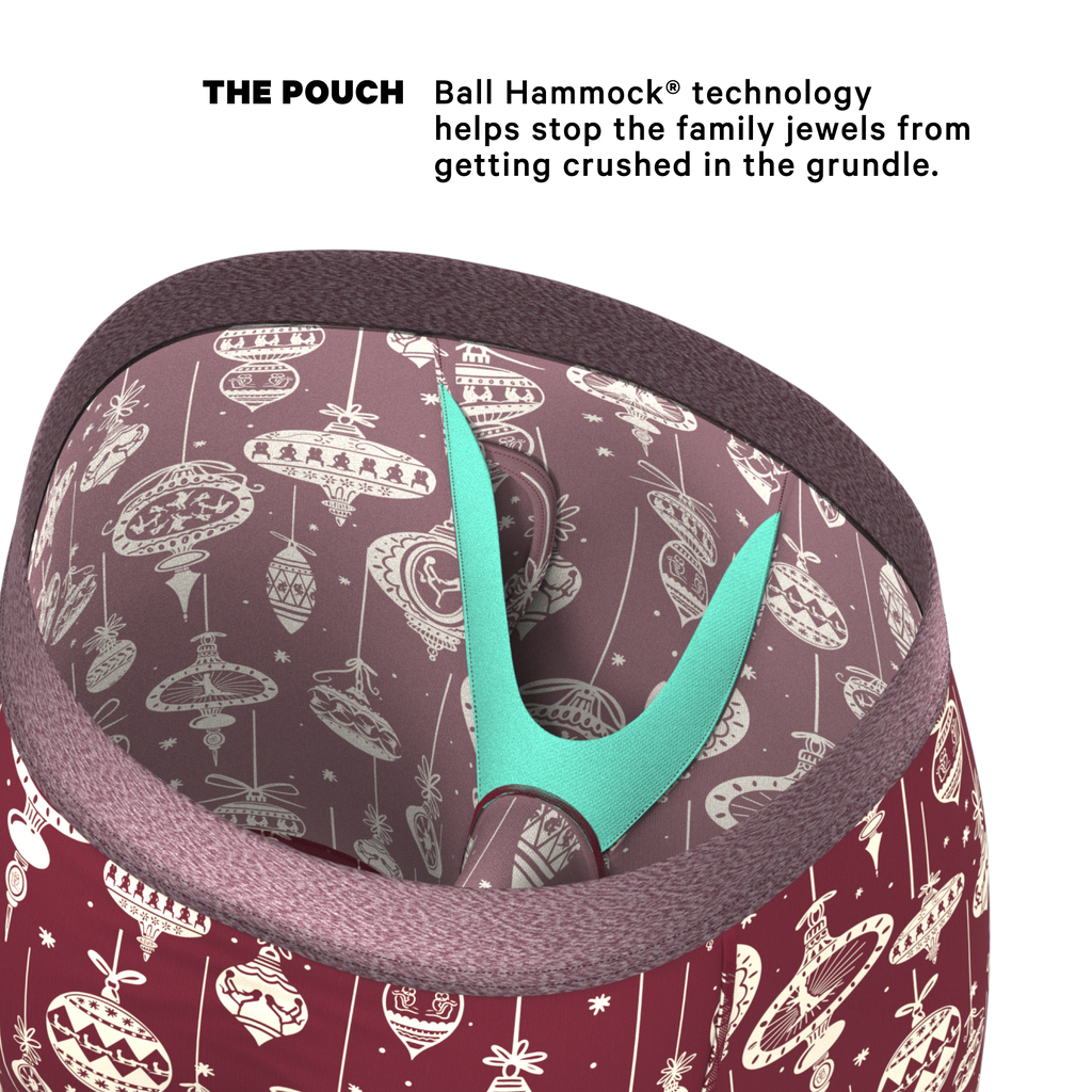The Well Hung | Naughty Ornament Ball Hammock® Boxer - Long Leg - Shinesty