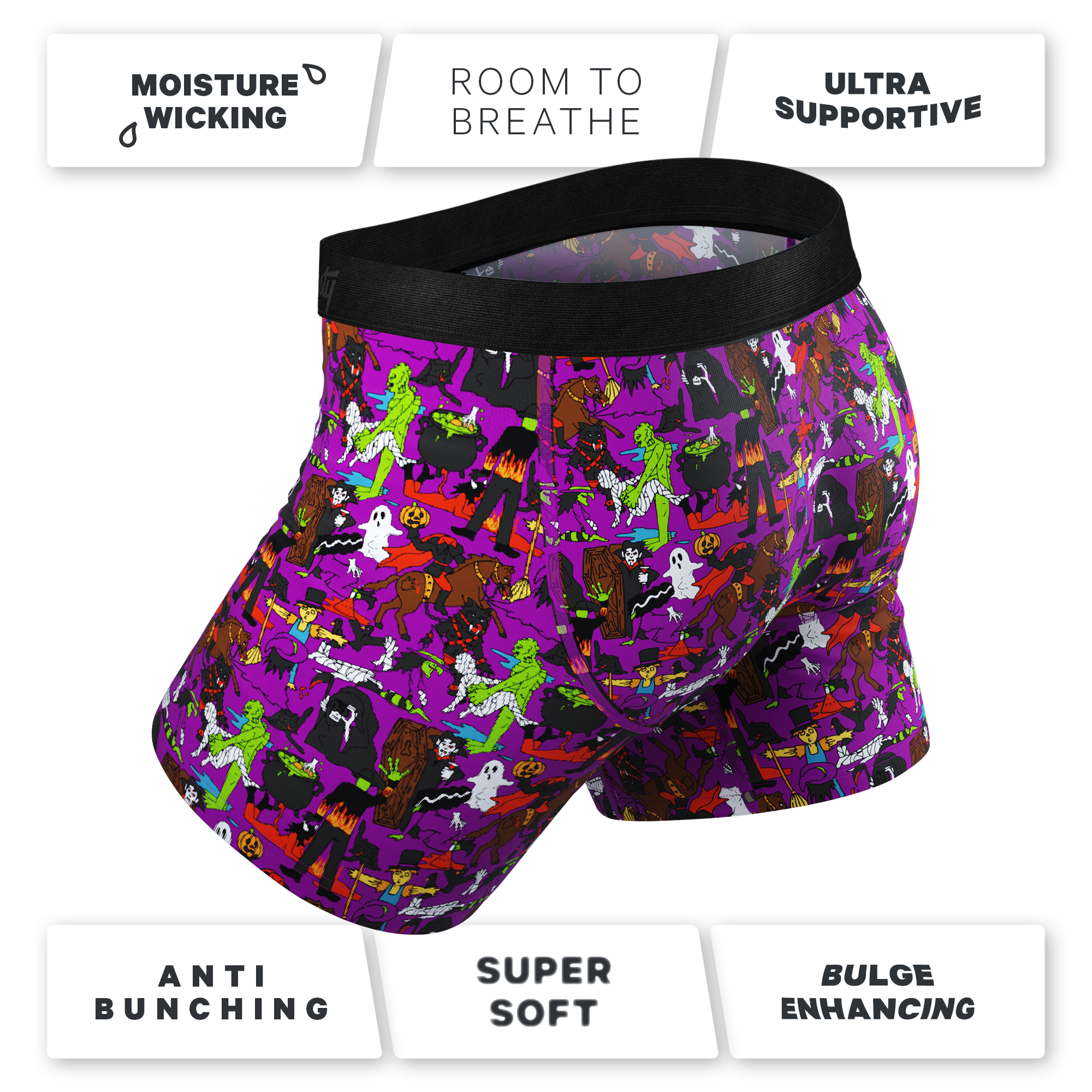 The Wet Nightmare | Halloween Characters Ball Hammock® Pouch Underwear - Shinesty