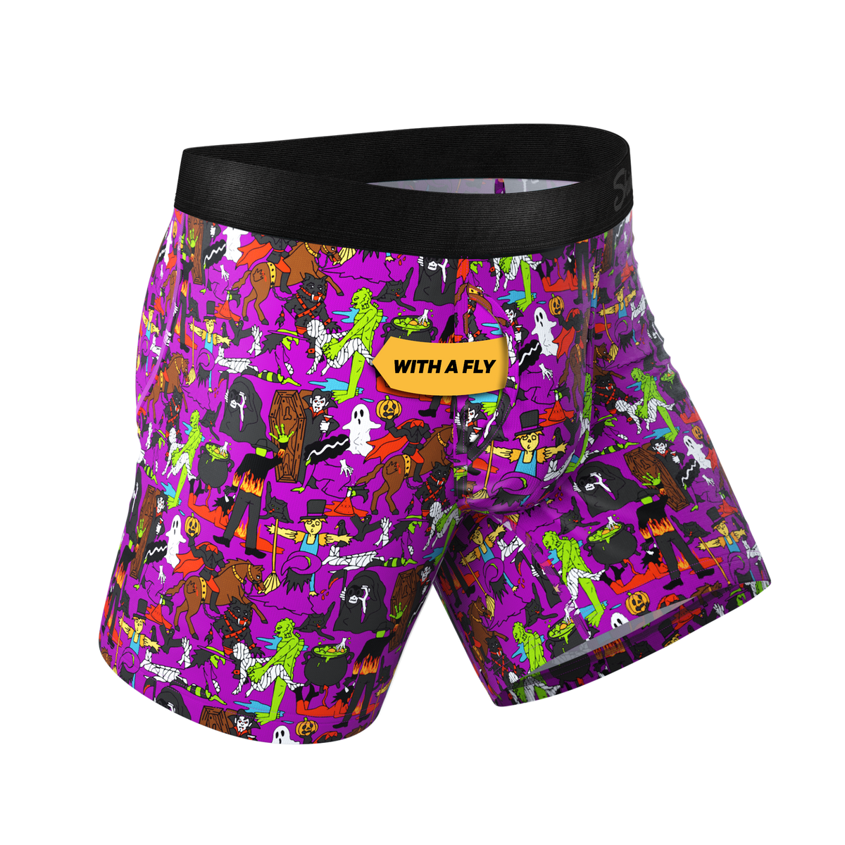 The Wet Nightmare | Halloween Characters Ball Hammock® Pouch Underwear With Fly - Shinesty