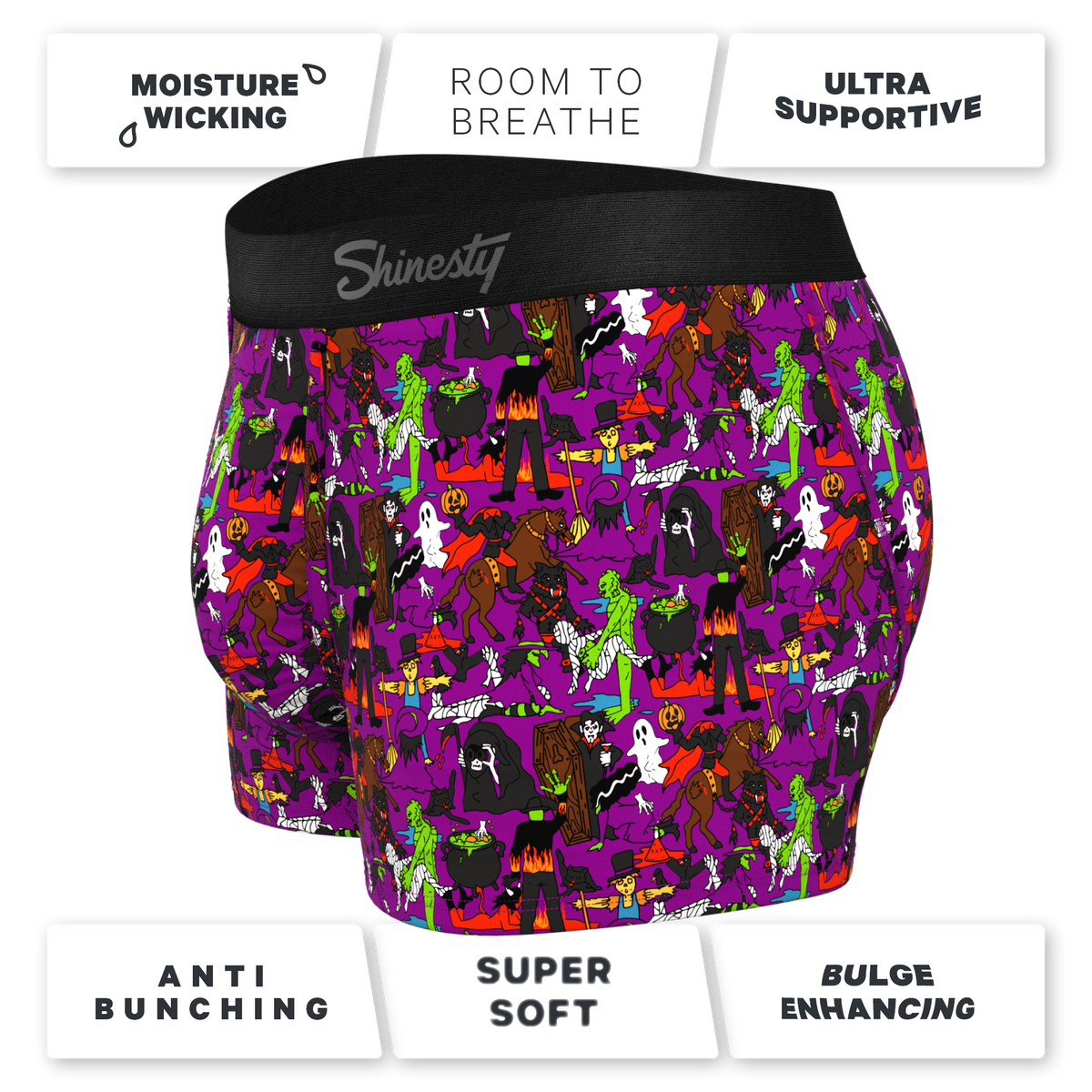 The Wet Nightmare | Halloween Characters Ball Hammock® Pouch Trunks Underwear - Shinesty