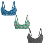 The Wet & Wild | Boob Hammock™ Plunge Bralette 3 Pack - Shinesty