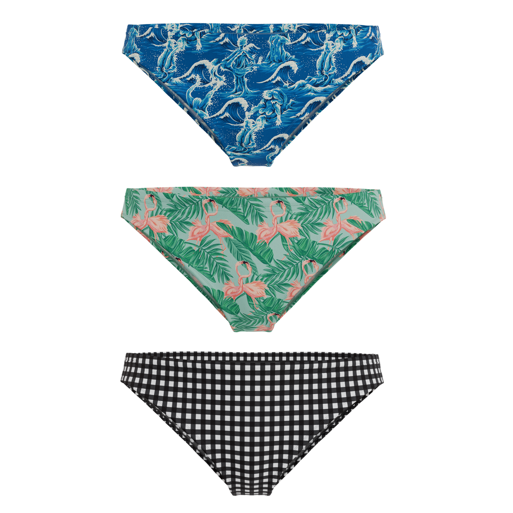 The Wet & Wild | Bikini Underwear 3 Pack - Shinesty