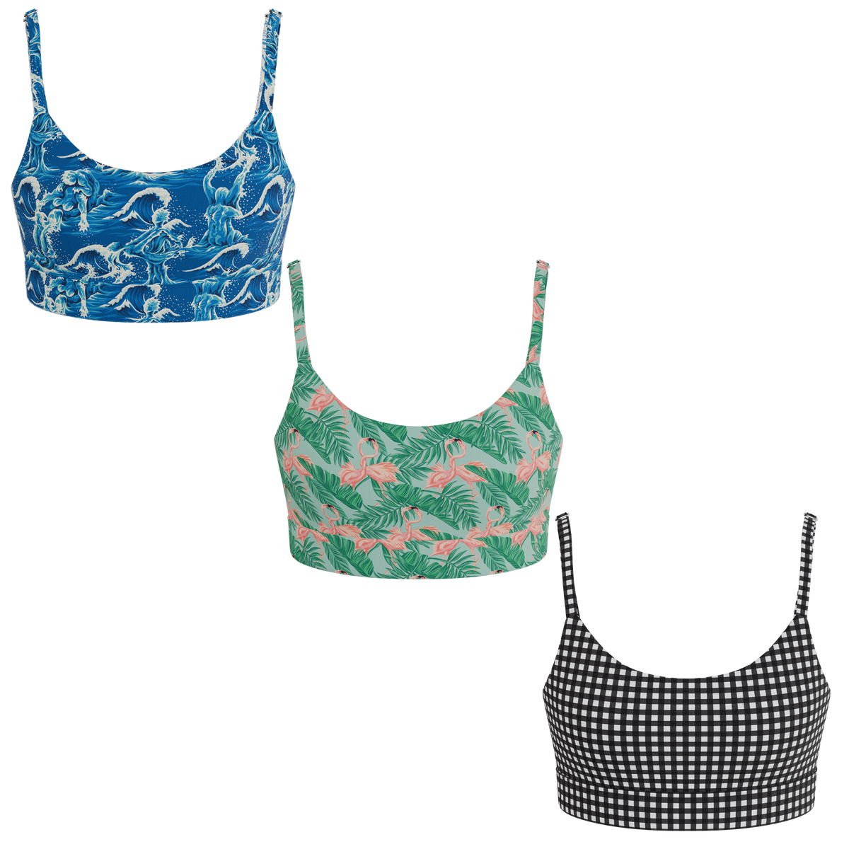 The Wet & Wild | Boob Hammock™ Scoop Bralette 3 Pack - Shinesty