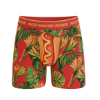 The Wiener In Paradise | Shinesty X Wienerschnitzel Tropical Ball Hammock® Pouch Underwear - Shinesty