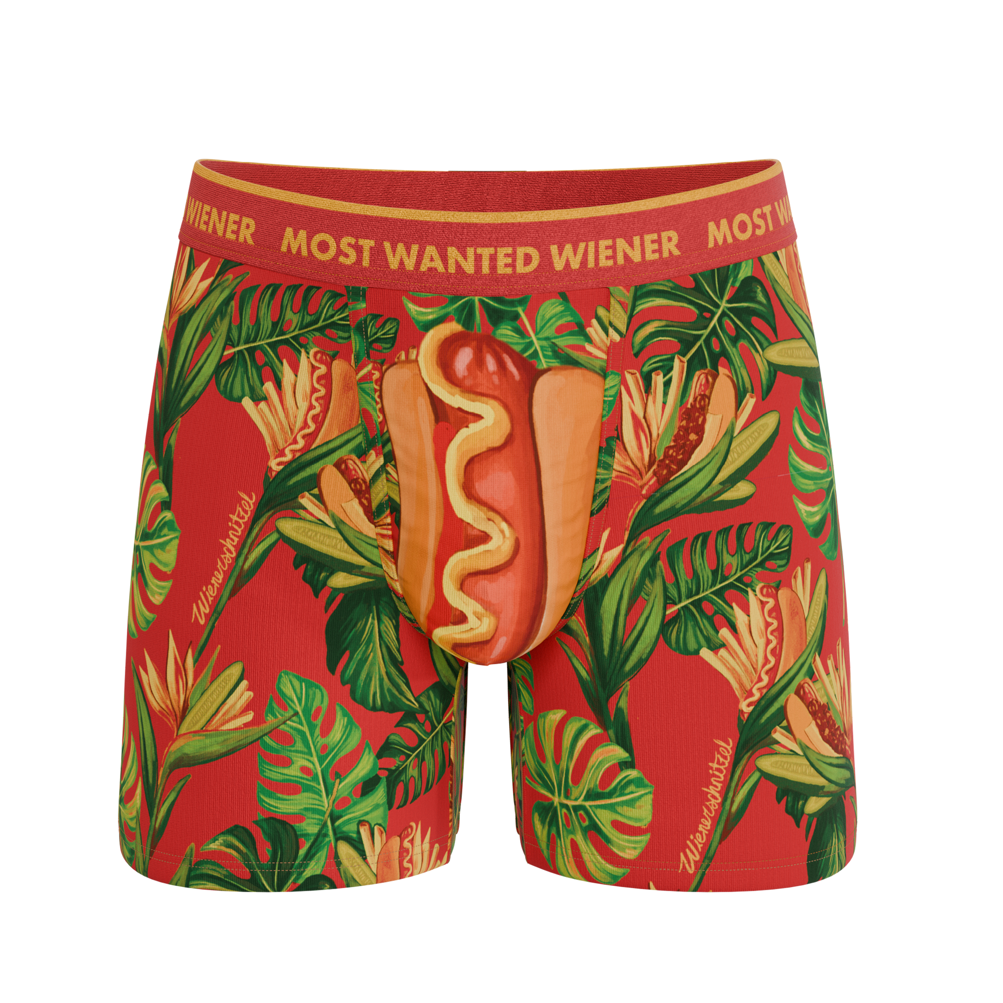 The Wiener In Paradise | Shinesty X Wienerschnitzel Tropical Ball Hammock® Pouch Underwear - Shinesty