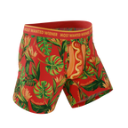 The Wiener In Paradise | Shinesty X Wienerschnitzel Tropical Ball Hammock® Pouch Underwear - Shinesty