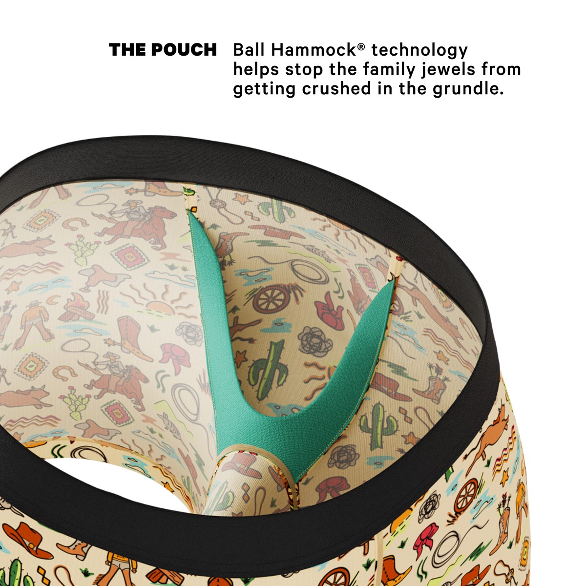 The Wild Bandit | Bull Ball Hammock® Pouch Underwear - Shinesty