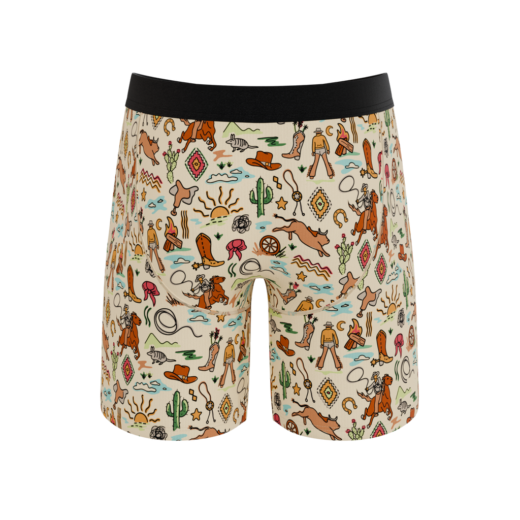 The Wild Bandit | Bull Ball Hammock® Boxer - Long Leg - Shinesty