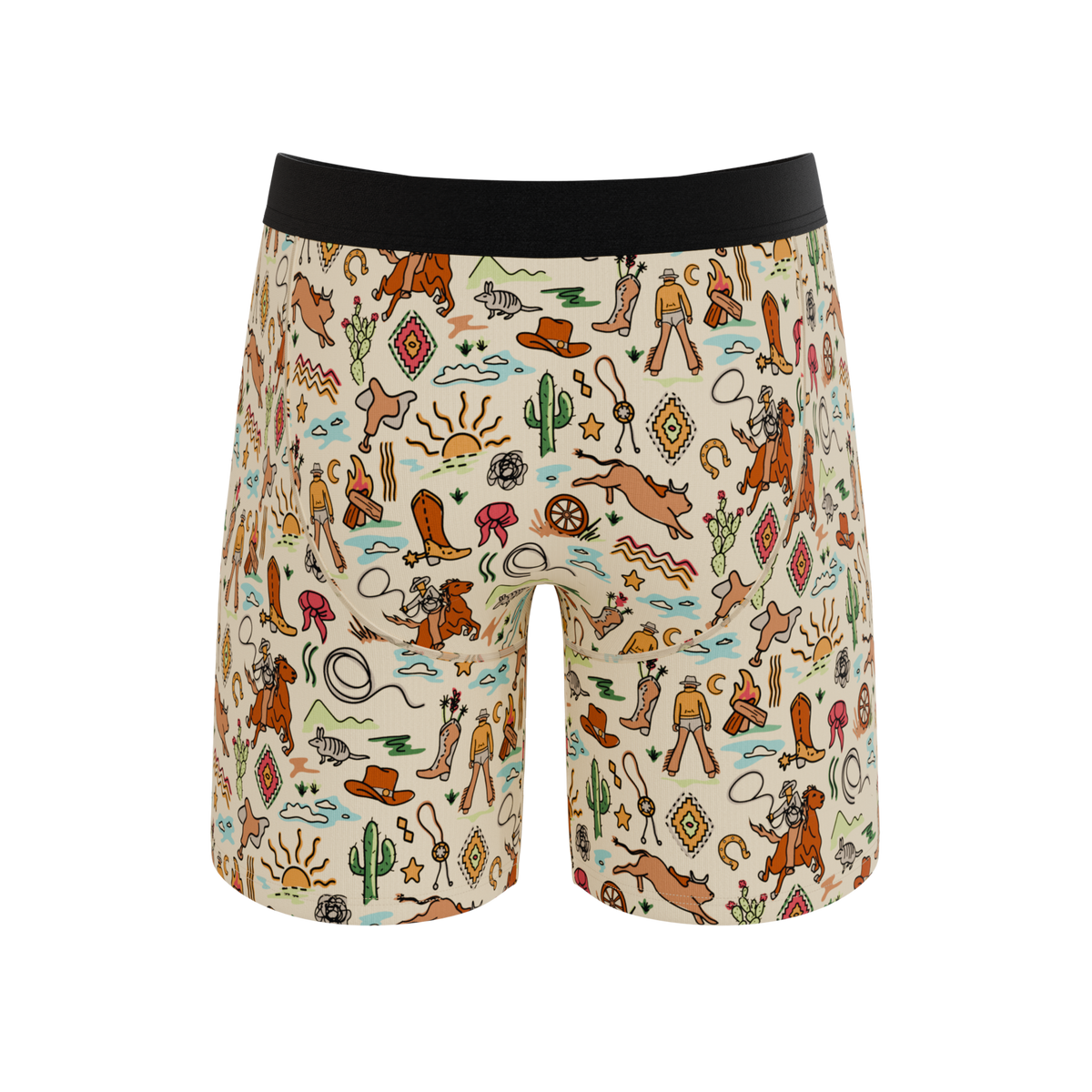 The Wild Bandit | Bull Ball Hammock® Boxer - Long Leg - Shinesty