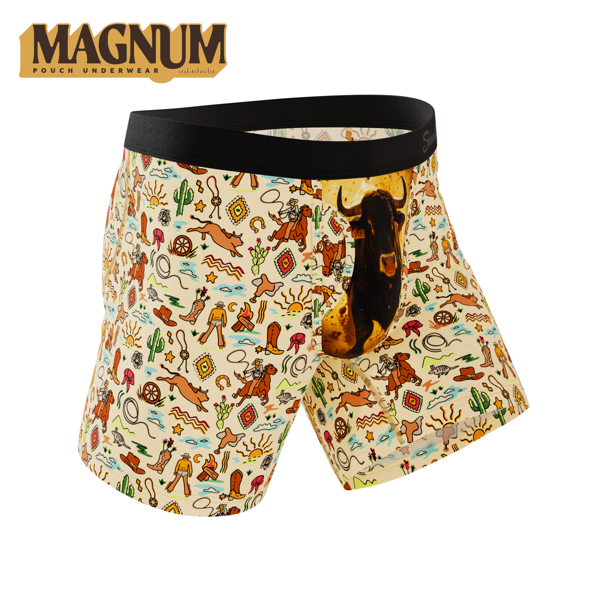 The Wild Bandit | Bull Ball Hammock® Magnum Big Pouch Underwear - Shinesty