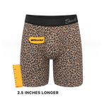 The Wild Cat | Leopard Print Ball Hammock® Boxer - Long Leg - Shinesty