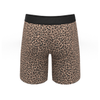 The Wild Cat | Leopard Print Ball Hammock® Boxer - Long Leg - Shinesty