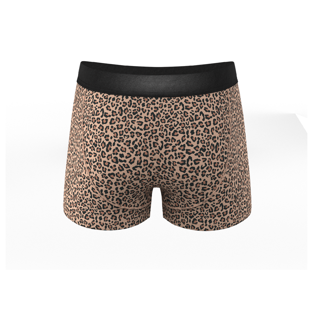 The Wild Cat | Leopard Print Ball Hammock® Pouch Trunks Underwear - Shinesty