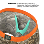 The Wild Game | Realtree x Shinesty Neon Orange Ball Hammock® Pouch Underwear With Fly - Shinesty