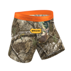 The Wild Game | Realtree x Shinesty Neon Orange Ball Hammock® Pouch Underwear With Fly - Shinesty
