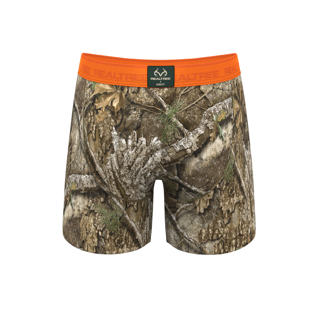 The Wild Game | Realtree x Shinesty Neon Orange Ball Hammock® Pouch Underwear With Fly - Shinesty