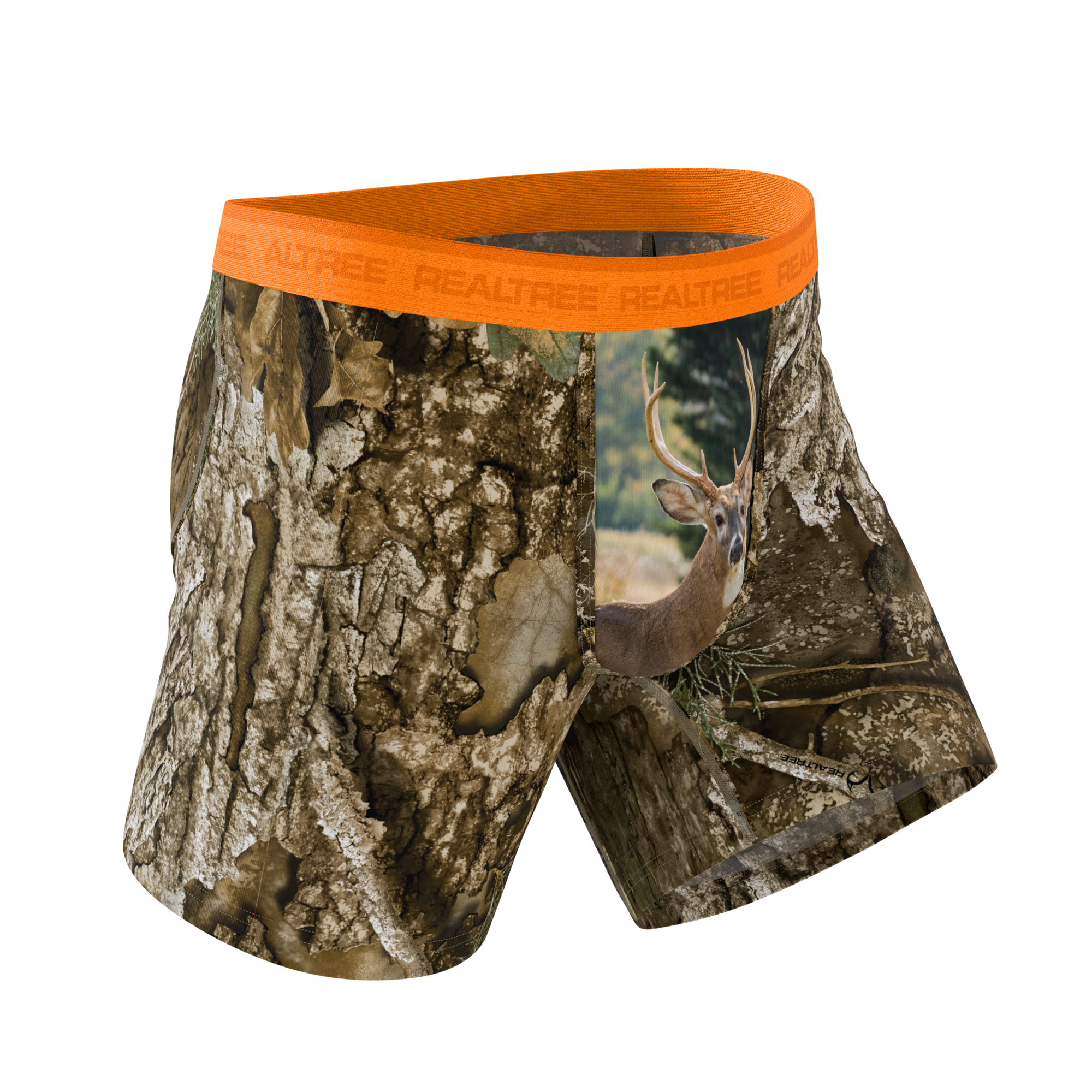 The Wild Game | Realtree x Shinesty Neon Orange Ball Hammock® Pouch Underwear - Shinesty