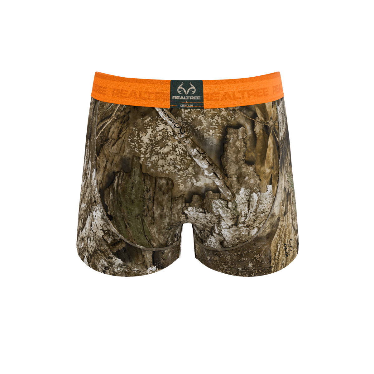 The Wild Game | Realtree x Shinesty Neon Orange Ball Hammock® Pouch Trunks Underwear - Shinesty