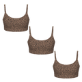 The Wild Cat | Women's Boob Hammock™ Bralette 3 Pack - Shinesty