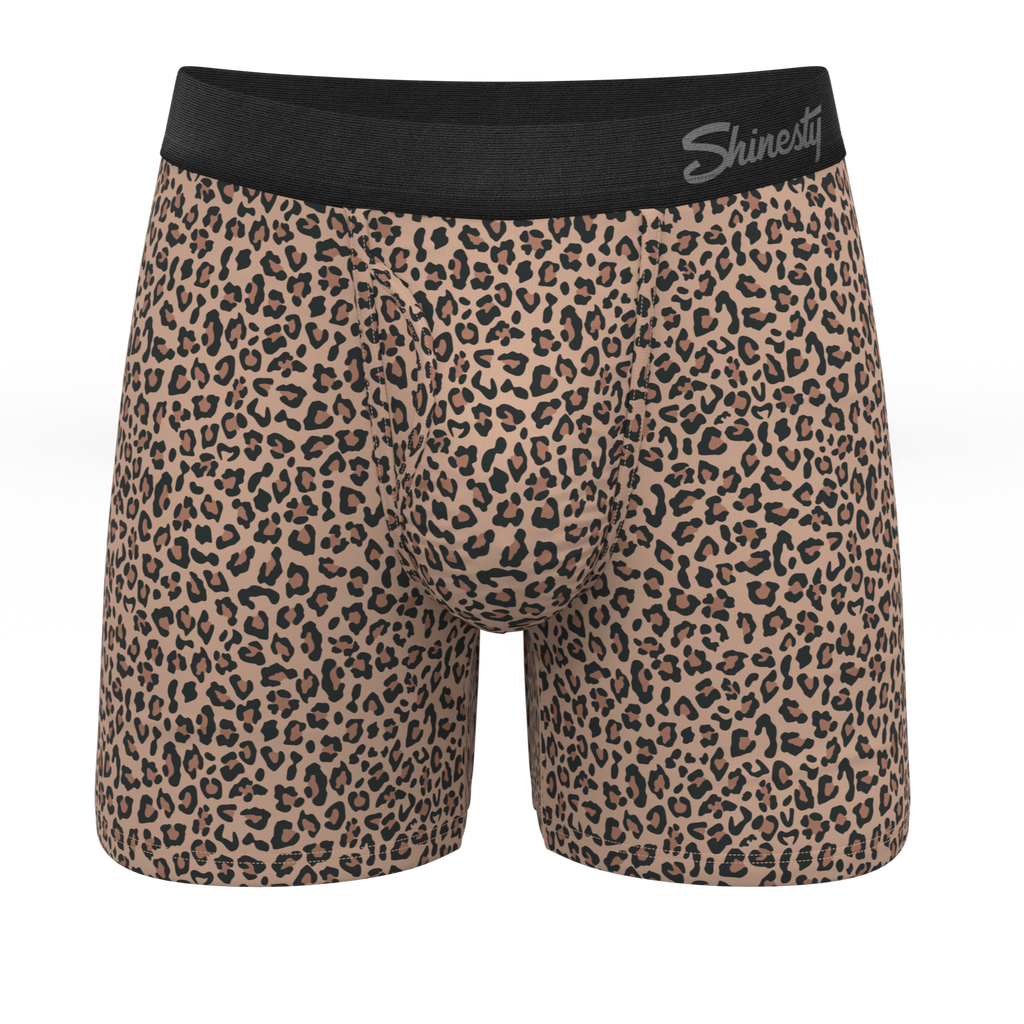 The Wild Cat | Leopard Print Ball Hammock® Pouch Underwear With Fly - Shinesty