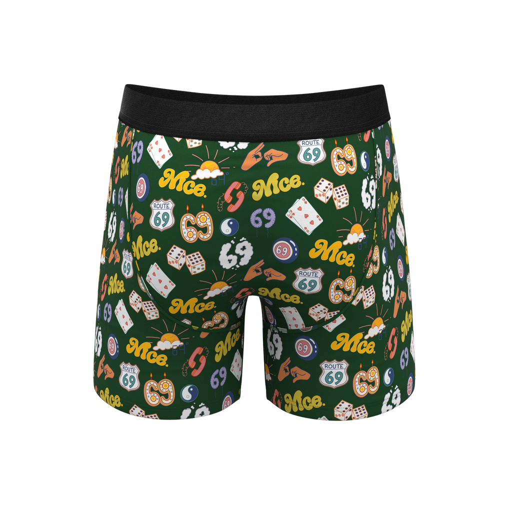 The Wine Dine & 69 | Route 69 Ball Hammock® Pouch Underwear - Shinesty