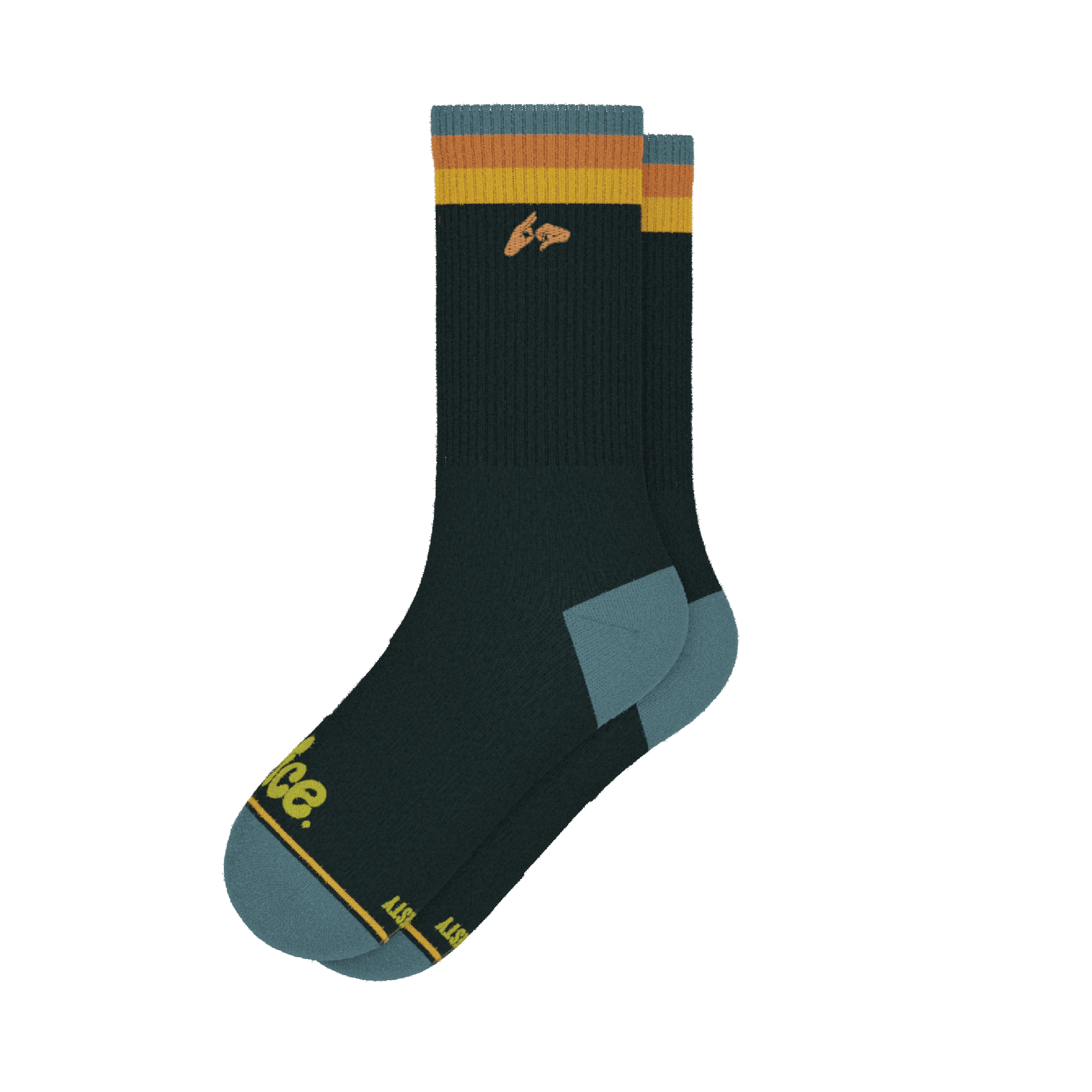 The Wine Dine & 69 | Route 69 Heel Hammock™ Crew Socks - Shinesty