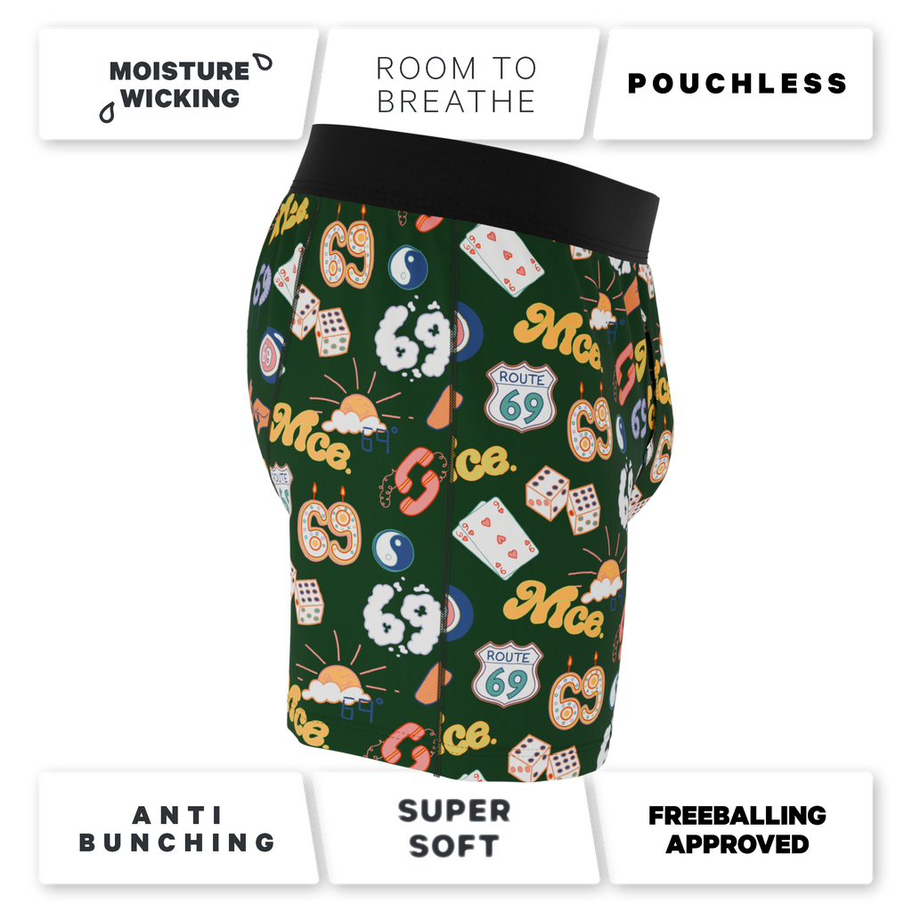 The Wine Dine & 69 | Route 69 Boxers - Shinesty