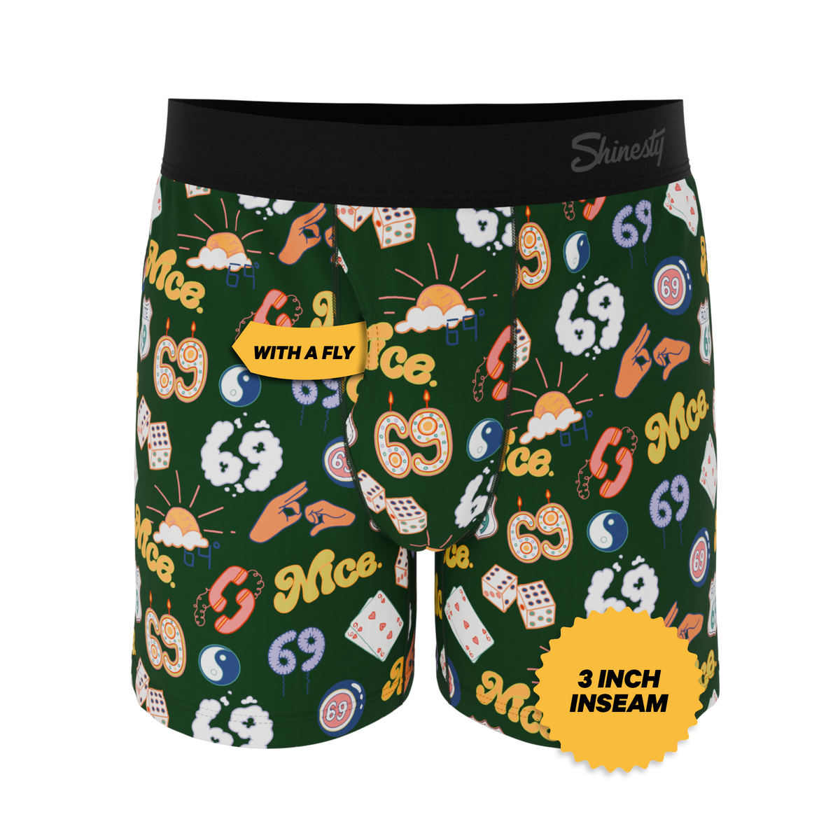 The Wine Dine & 69 | Route 69 Boxers - Shinesty