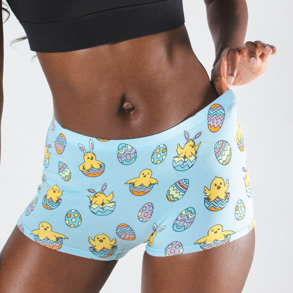 The Chicks Gone Wild | Easter Chicks Modal Boyshort Underwear - Shinesty