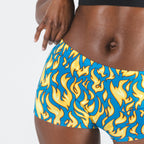 The Fire Crotch | Flames Modal Boyshort Underwear - Shinesty